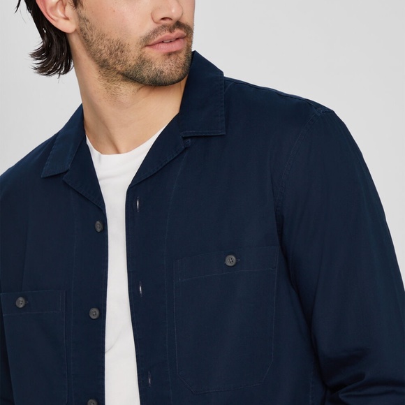 Refined Utility Shirt - New With Tags - NEVER WORN - Navy - Picture 3 of 5